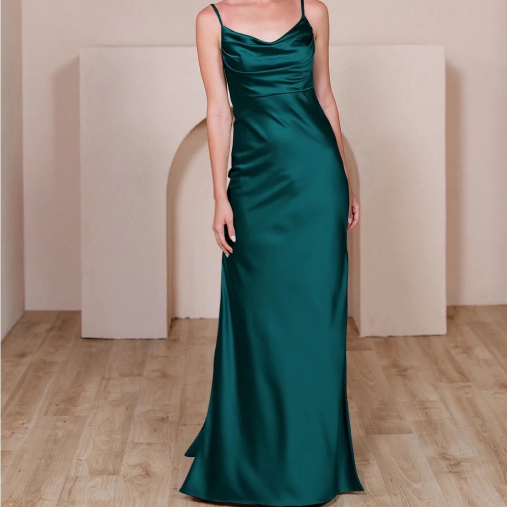Revelry Bridesmaid Satin Skye Dress